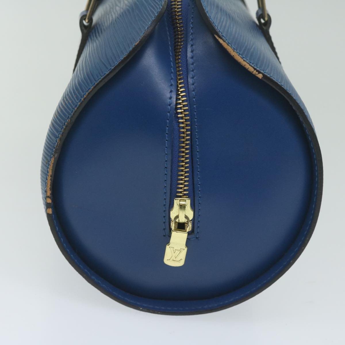 LOUIS VUITTON Epi Soufflot Hand Bag Blue M52225 LV 62069
