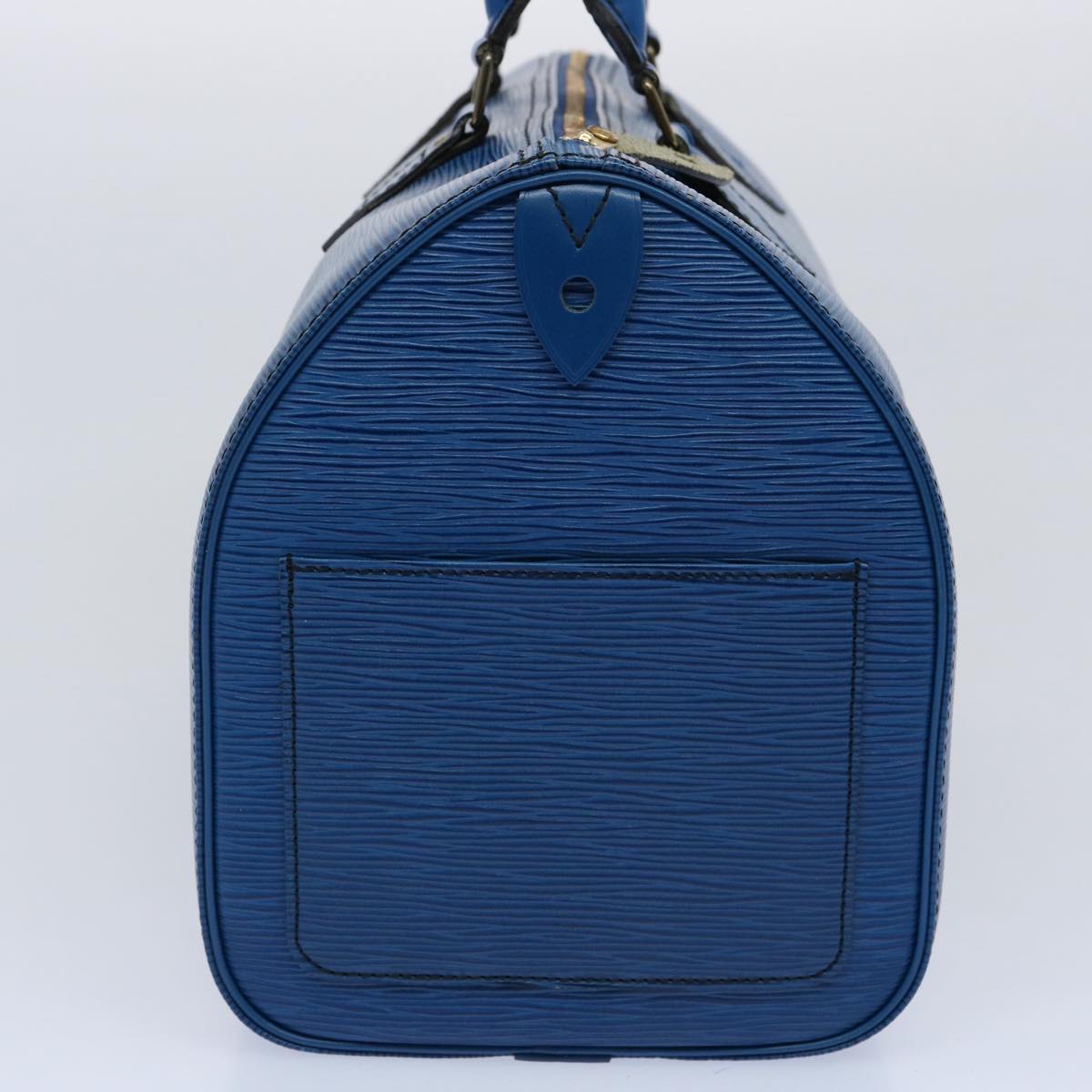 LOUIS VUITTON Epi Speedy 30 Hand Bag Toledo Blue M43005 LV 62071