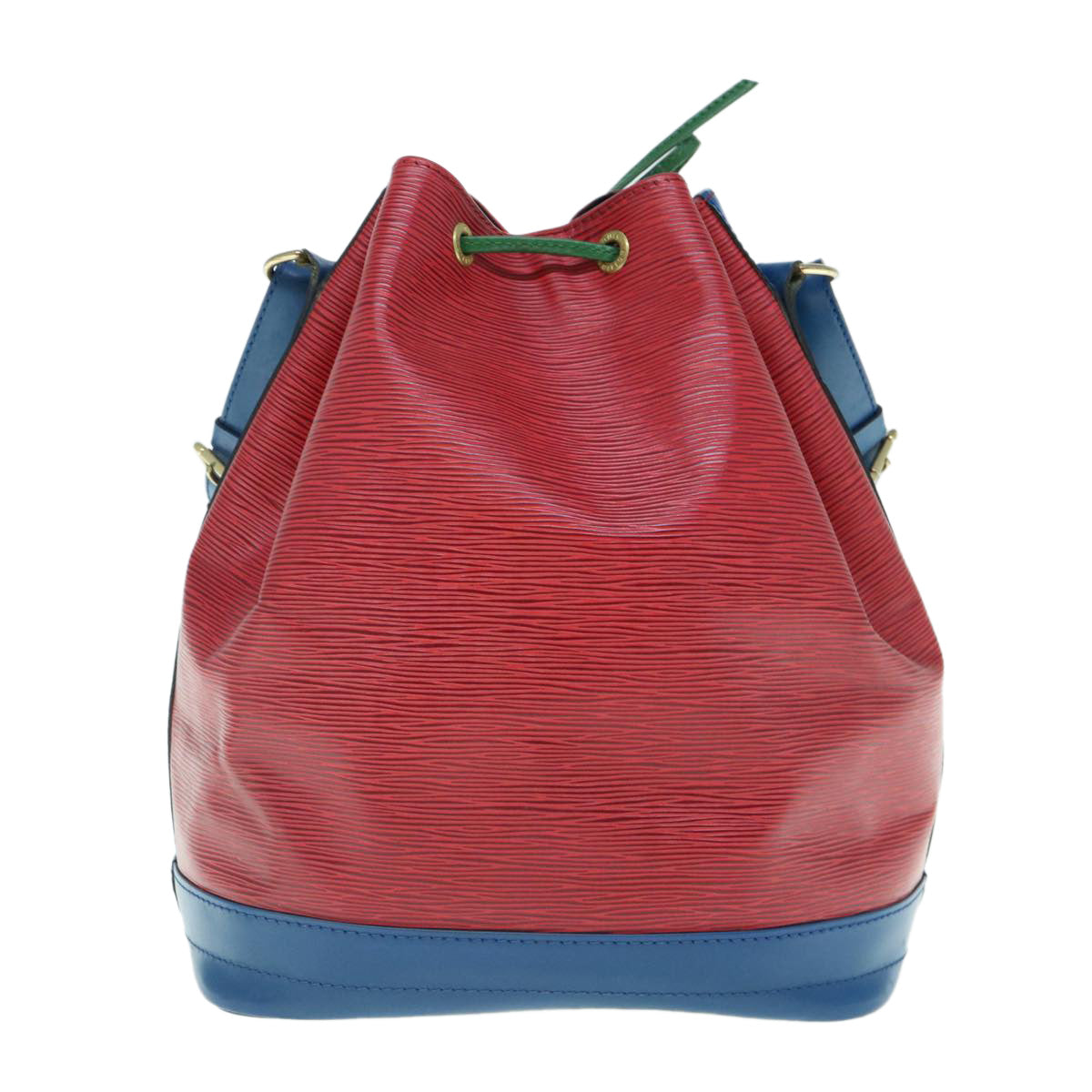 LOUIS VUITTON Epi Trico Color Noe Bag Red Blue Green M44084 LV 62124