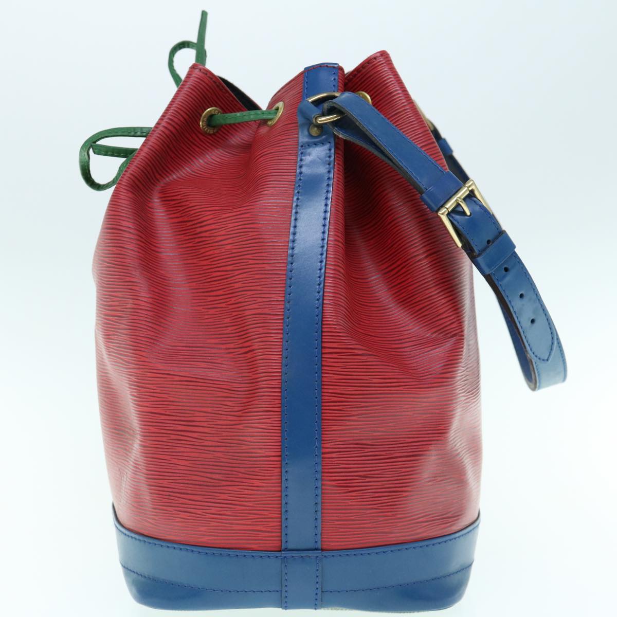 LOUIS VUITTON Epi Trico Color Noe Bag Red Blue Green M44084 LV 62124