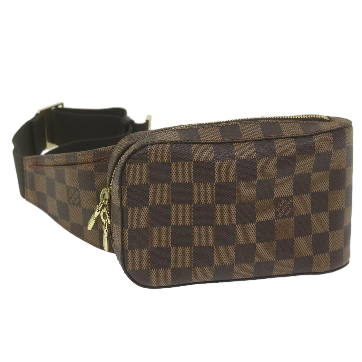 LOUIS VUITTON Damier Ebene Geronimos Shoulder Bag N51994 LV 62128A