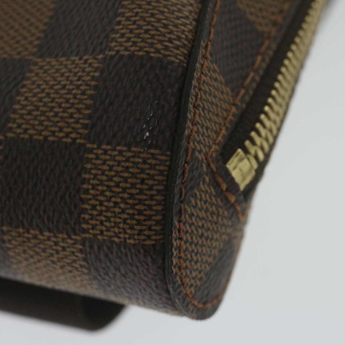 LOUIS VUITTON Damier Ebene Geronimos Shoulder Bag N51994 LV 62128A