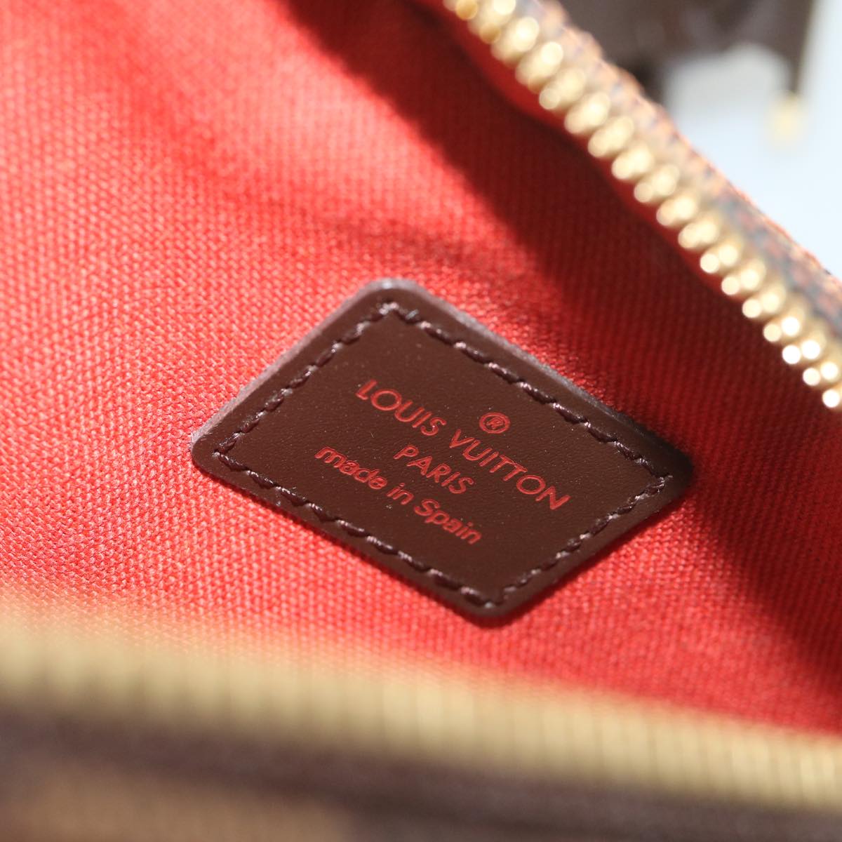 LOUIS VUITTON Damier Ebene Geronimos Shoulder Bag N51994 LV 62128A