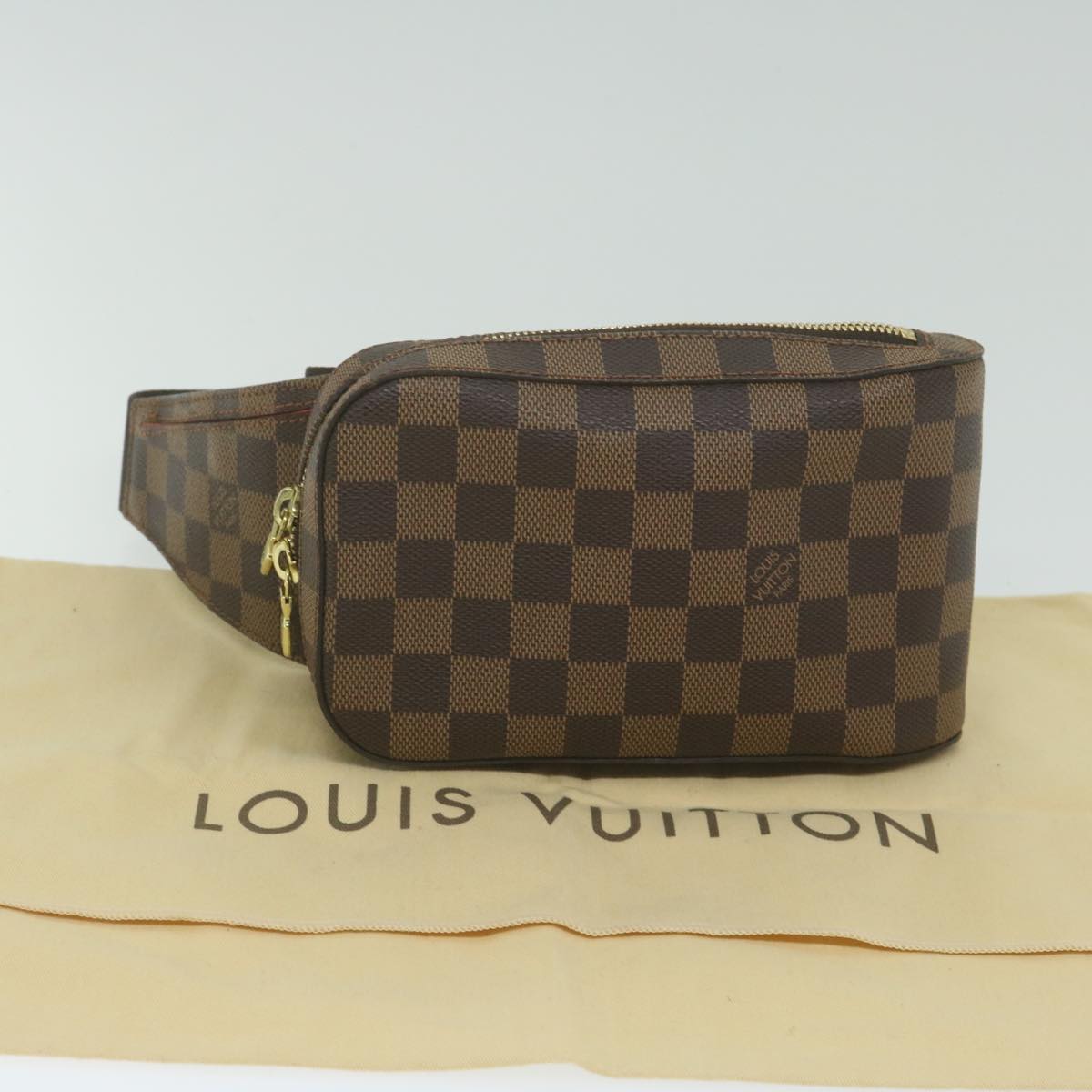 LOUIS VUITTON Damier Ebene Geronimos Shoulder Bag N51994 LV 62128A