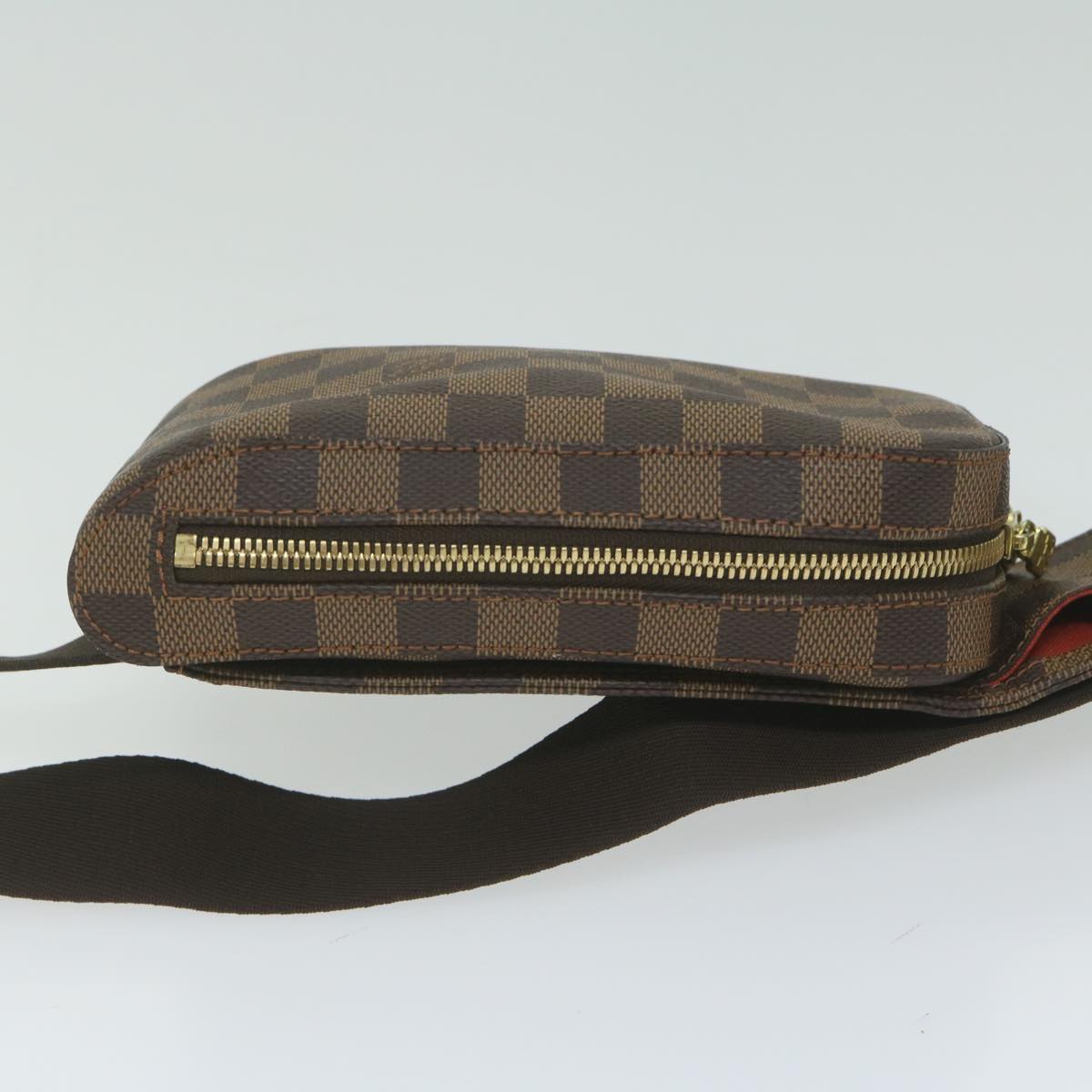 LOUIS VUITTON Damier Ebene Geronimos Shoulder Bag N51994 LV 62128A