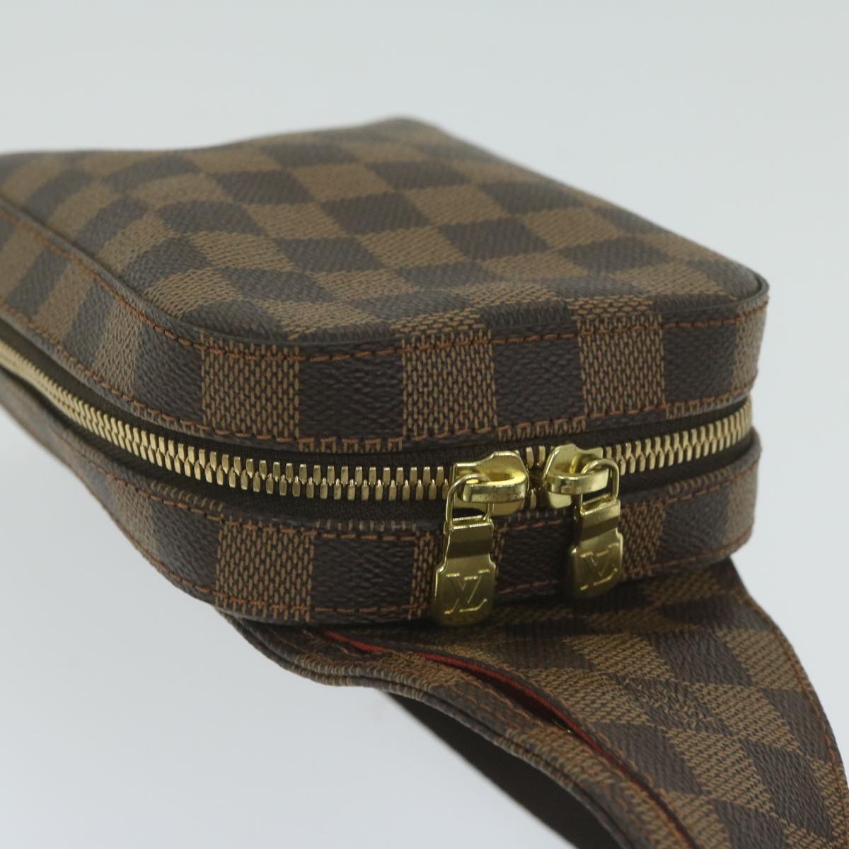 LOUIS VUITTON Damier Ebene Geronimos Shoulder Bag N51994 LV 62128A