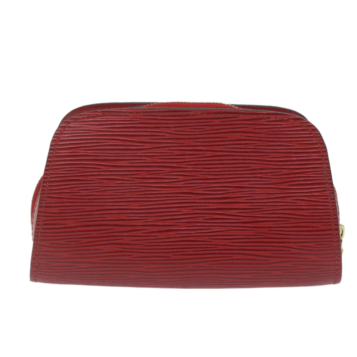 LOUIS VUITTON Epi Dauphine PM Pouch Red M48447 LV 62157