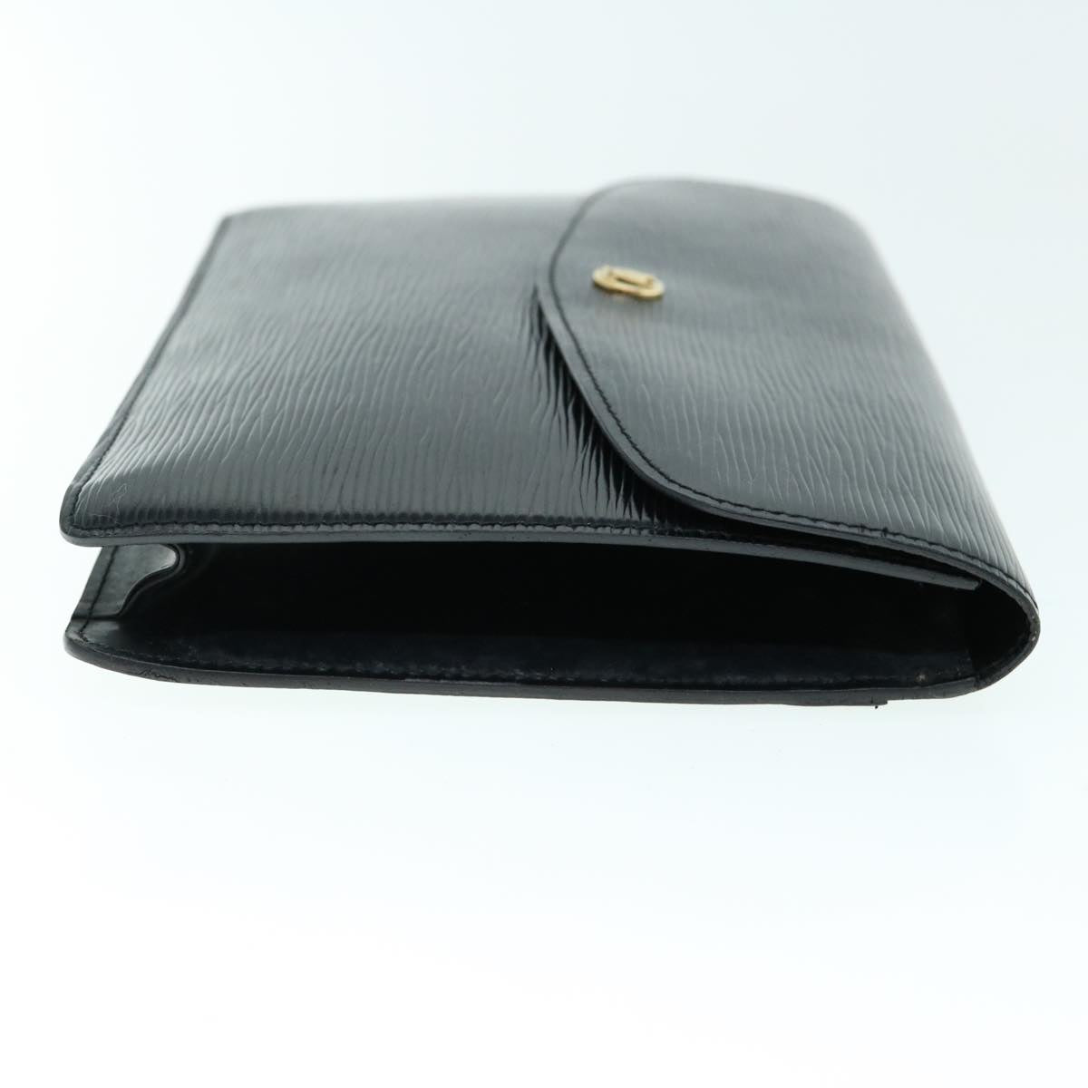 LOUIS VUITTON Epi Montaigne 27 Clutch Bag Black M52652 LV 62162