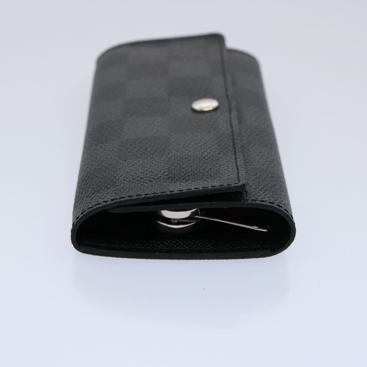 LOUIS VUITTON Damier Graphite Porte Cles Voiture Key Case N63139 LV 62167