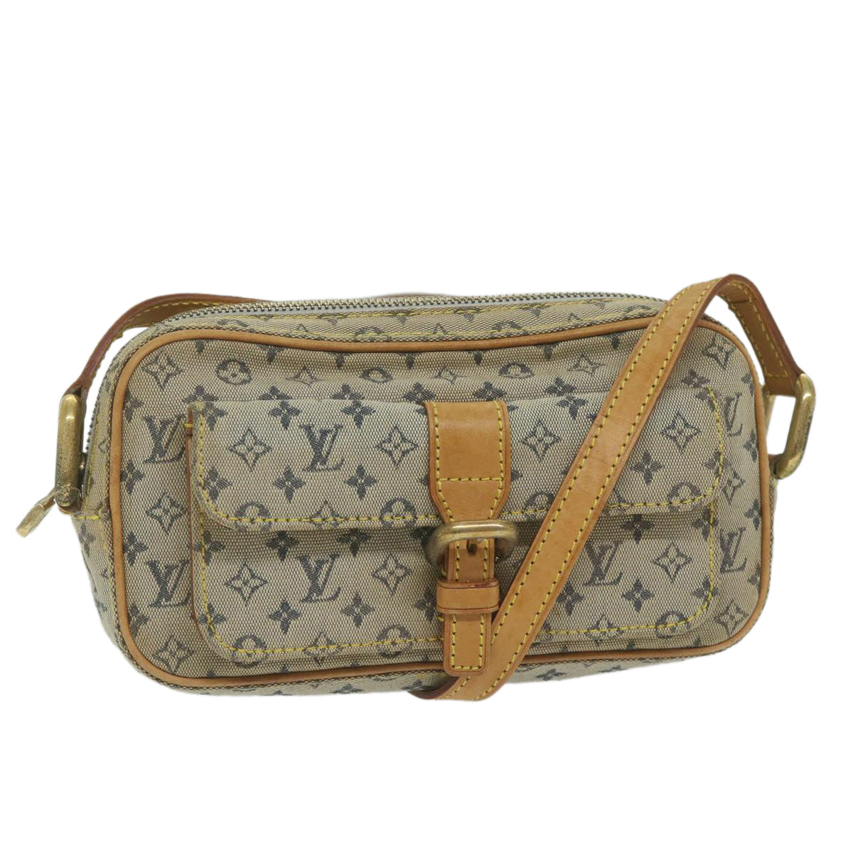 LOUIS VUITTON Monogram Mini Juliet MM Shoulder Bag Blue M92004 LV 62170