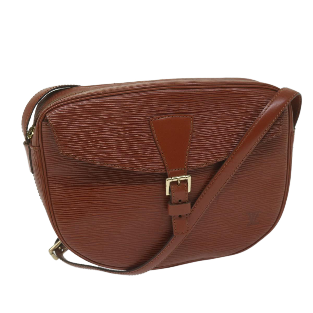 LOUIS VUITTON Epi Jeune FilleMM Shoulder Bag Brown M52153 LV 62185