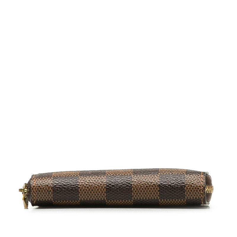 Louis Vuitton Damier Zippy Coinpace Coin Case N63070 Brown PVC Leather  Louis Vuitton