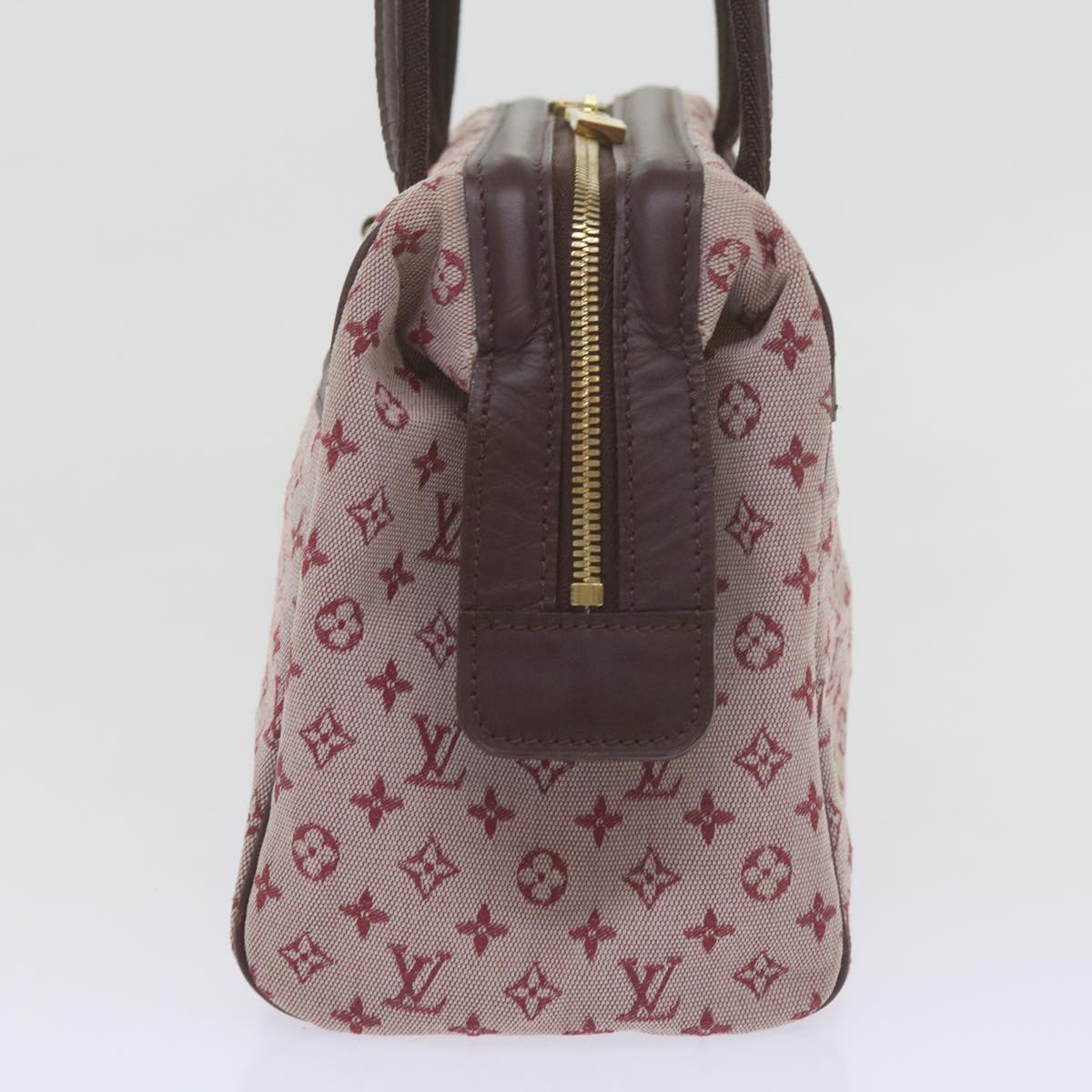 LOUIS VUITTON Monogram Mini Josephine PM Hand Bag Red M92216 LV 62202