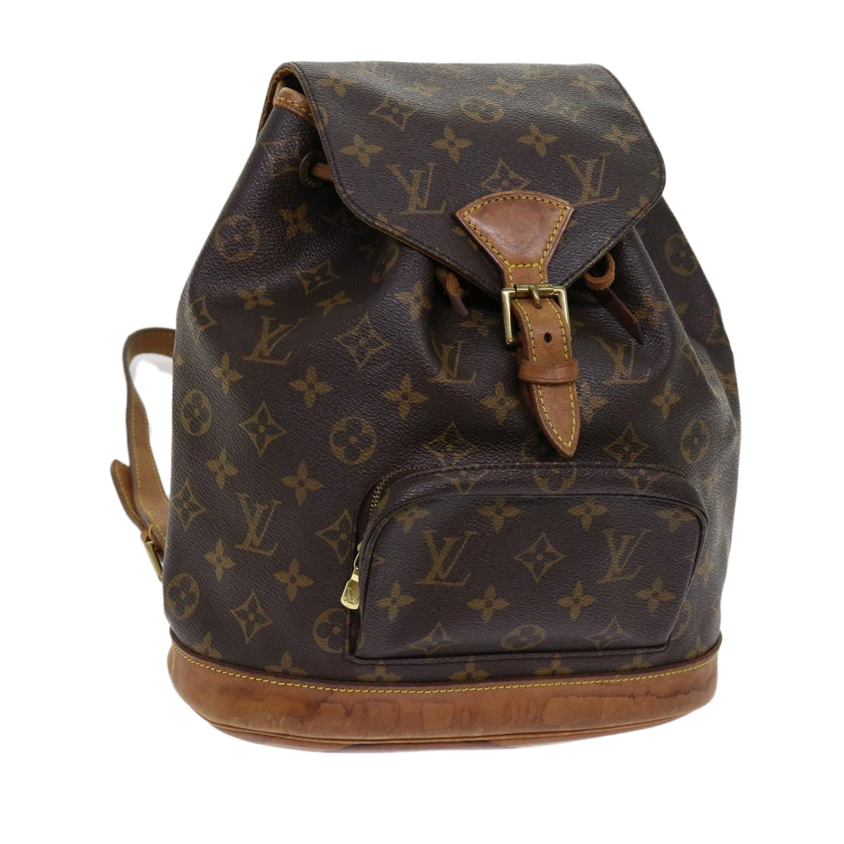 LOUIS VUITTON Monogram Montsouris MM Backpack M51136 LV 62205