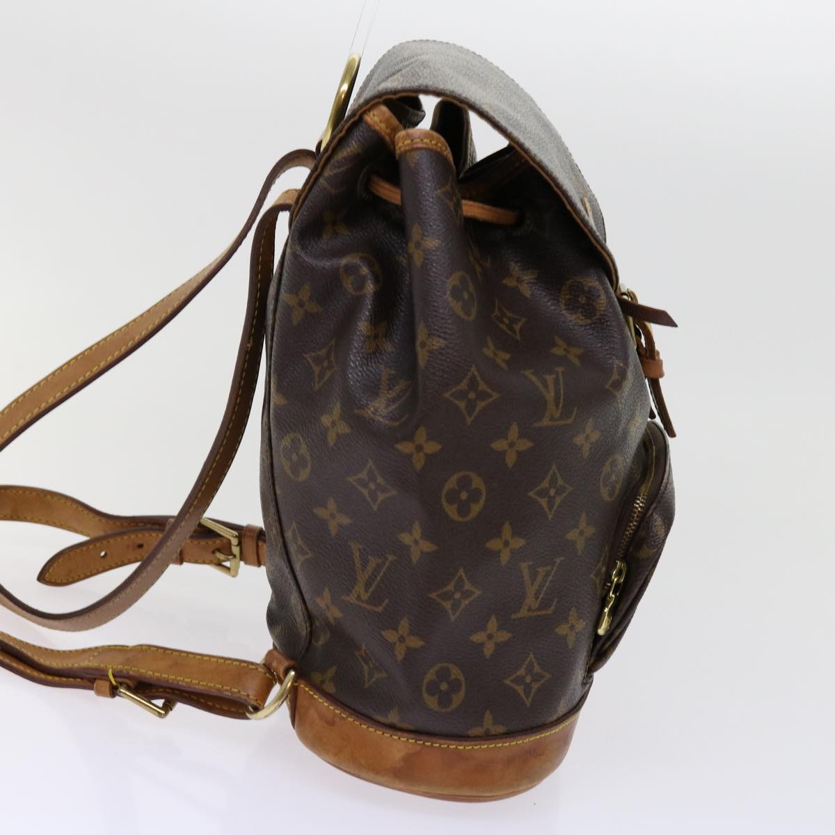LOUIS VUITTON Monogram Montsouris MM Backpack M51136 LV 62205