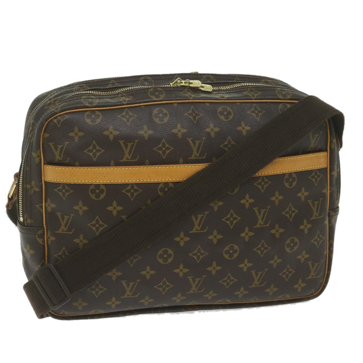 LOUIS VUITTON Monogram Reporter GM Shoulder Bag M45252 LV 62211