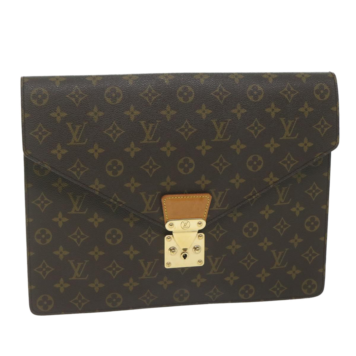 LOUIS VUITTON Monogram Porte Documents Senatur Briefcase M53335 LV 62212