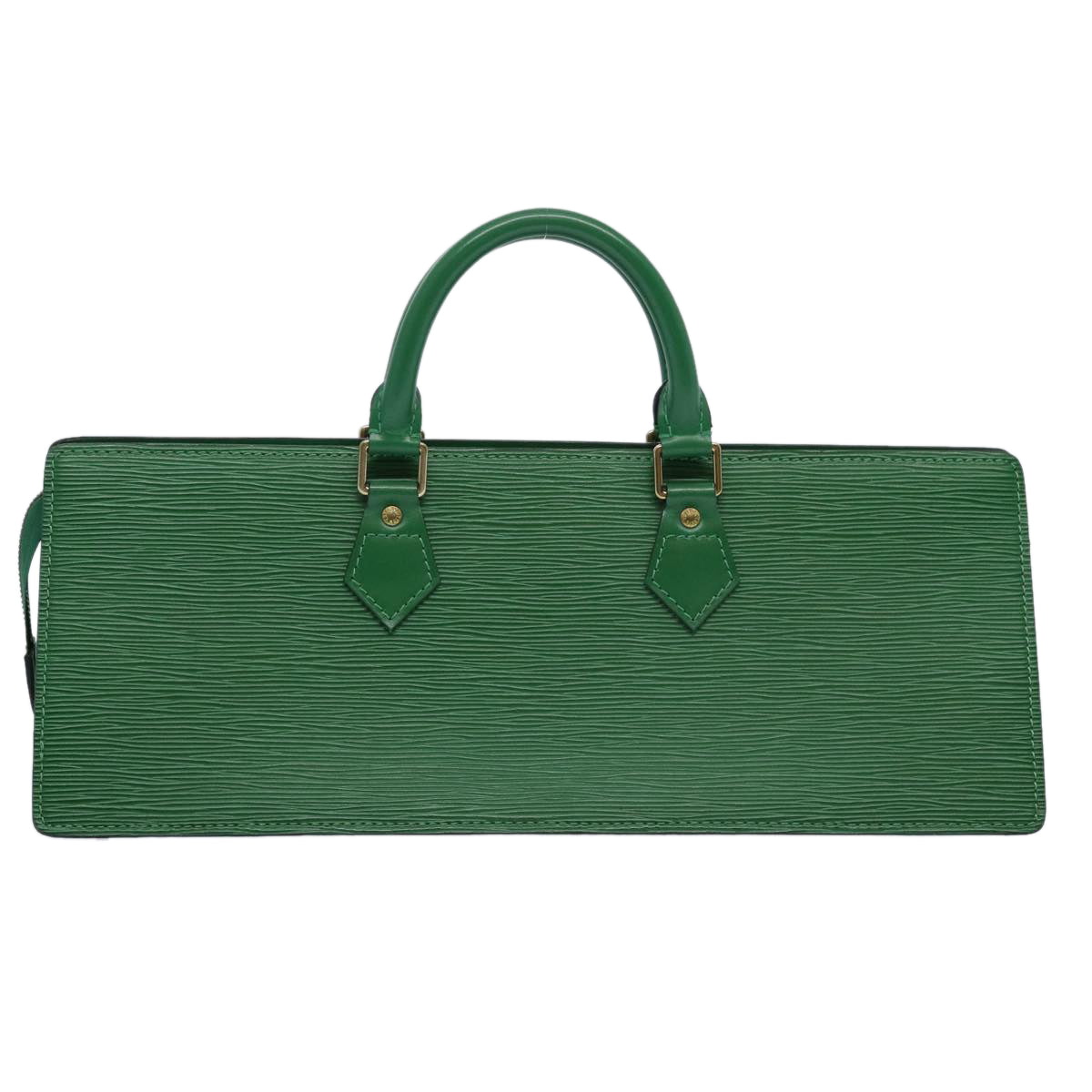 LOUIS VUITTON Epi Sac Triangle Hand Bag Green M52094 LV 62214