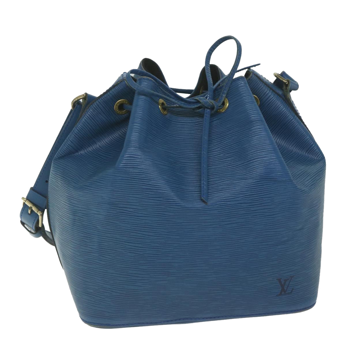 LOUIS VUITTON Epi Petit Noe Shoulder Bag Blue M44105 LV 62215