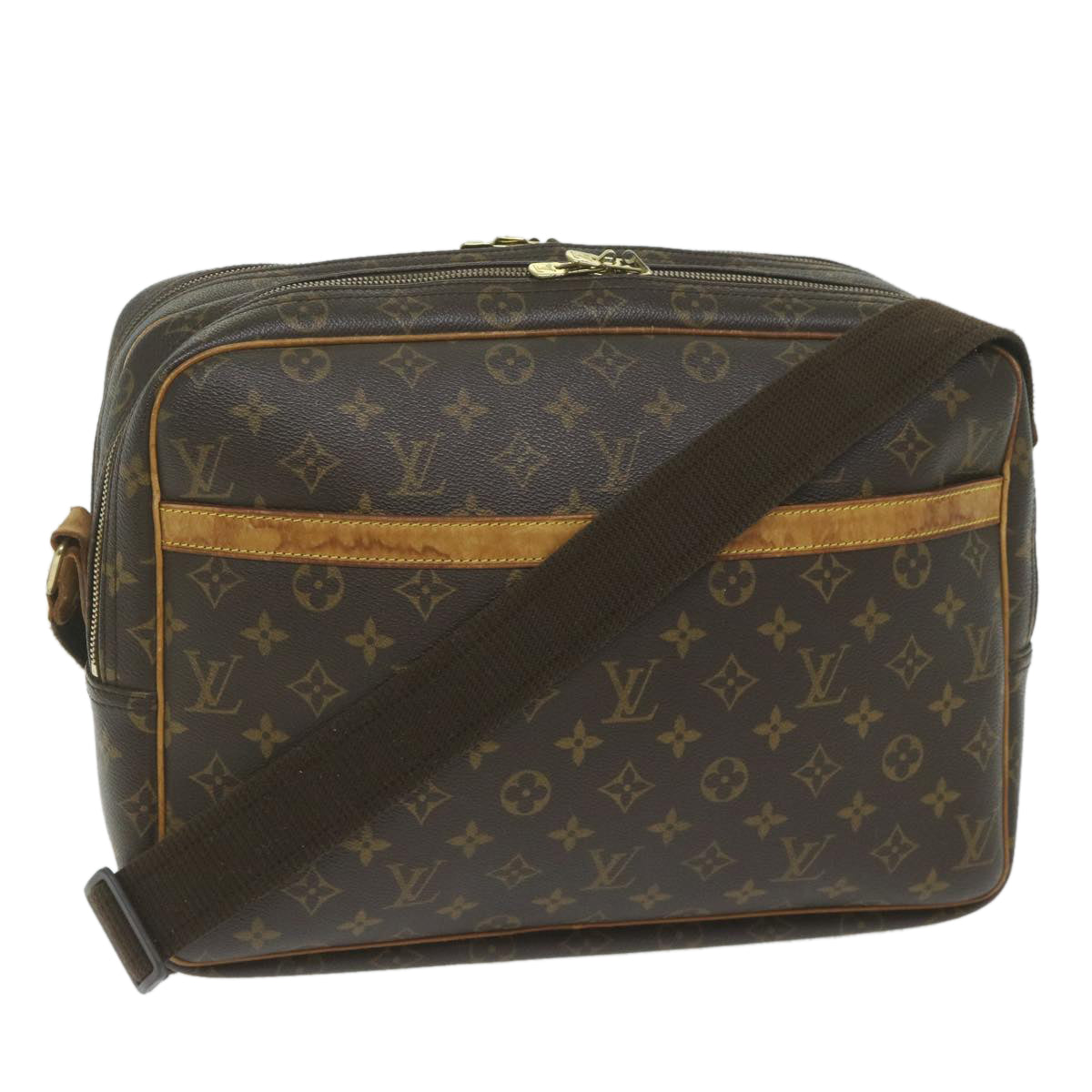 LOUIS VUITTON Monogram Reporter GM Shoulder Bag M45252 LV 62224