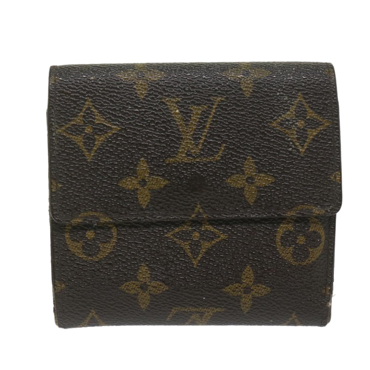 LOUIS VUITTON Monogram Portefeuille Elise Wallet M61654 LV 62227