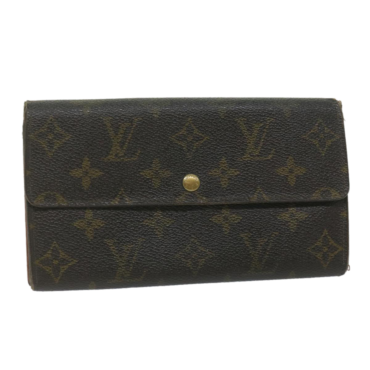 LOUIS VUITTON Monogram Portefeuille Credit Long Wallet M61723 LV 62232
