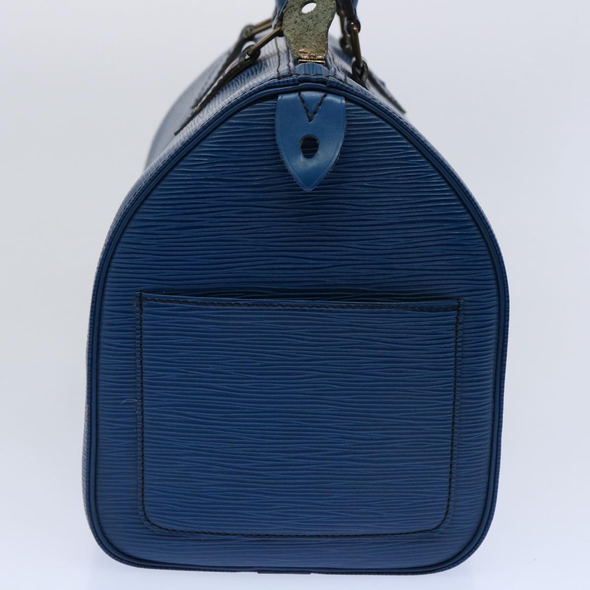 LOUIS VUITTON Epi Speedy 30 Hand Bag Toledo Blue M43005 LV 62233