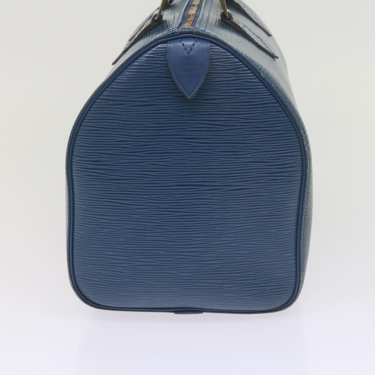 LOUIS VUITTON Epi Speedy 30 Hand Bag Toledo Blue M43005 LV 62246