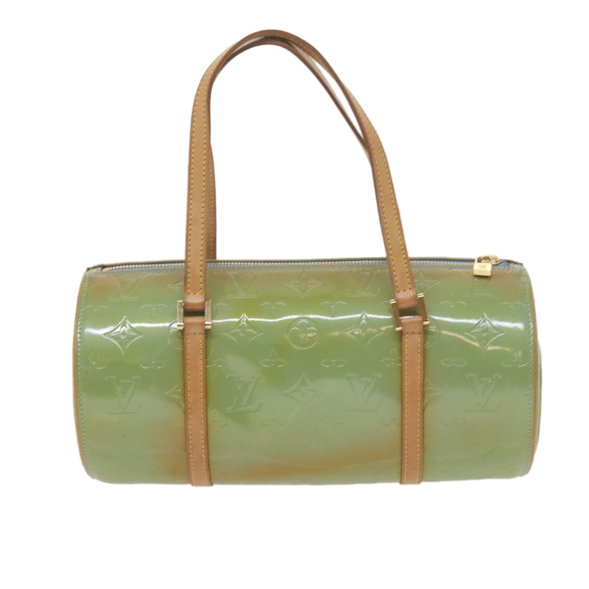 LOUIS VUITTON Monogram Vernis Bedford Hand Bag Baby Blue M91007 LV 62249