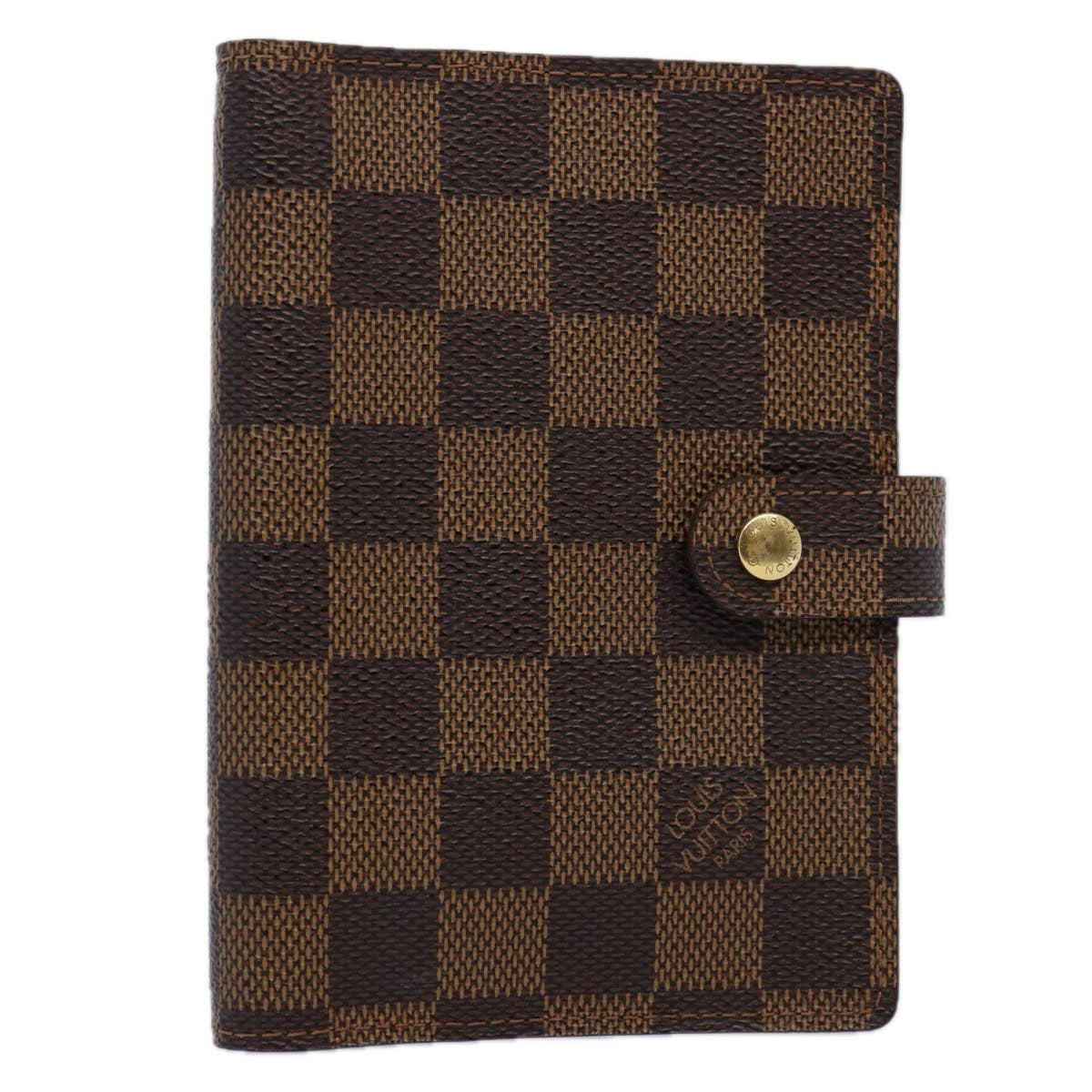 LOUIS VUITTON Damier Ebene Agenda PM Day Planner Cover R20029 LV 62261