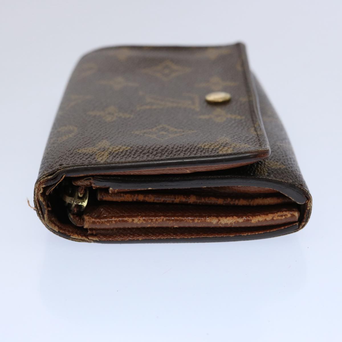 LOUIS VUITTON Monogram Porte Monnaie Billets Tresor Wallet M61730 LV 62264
