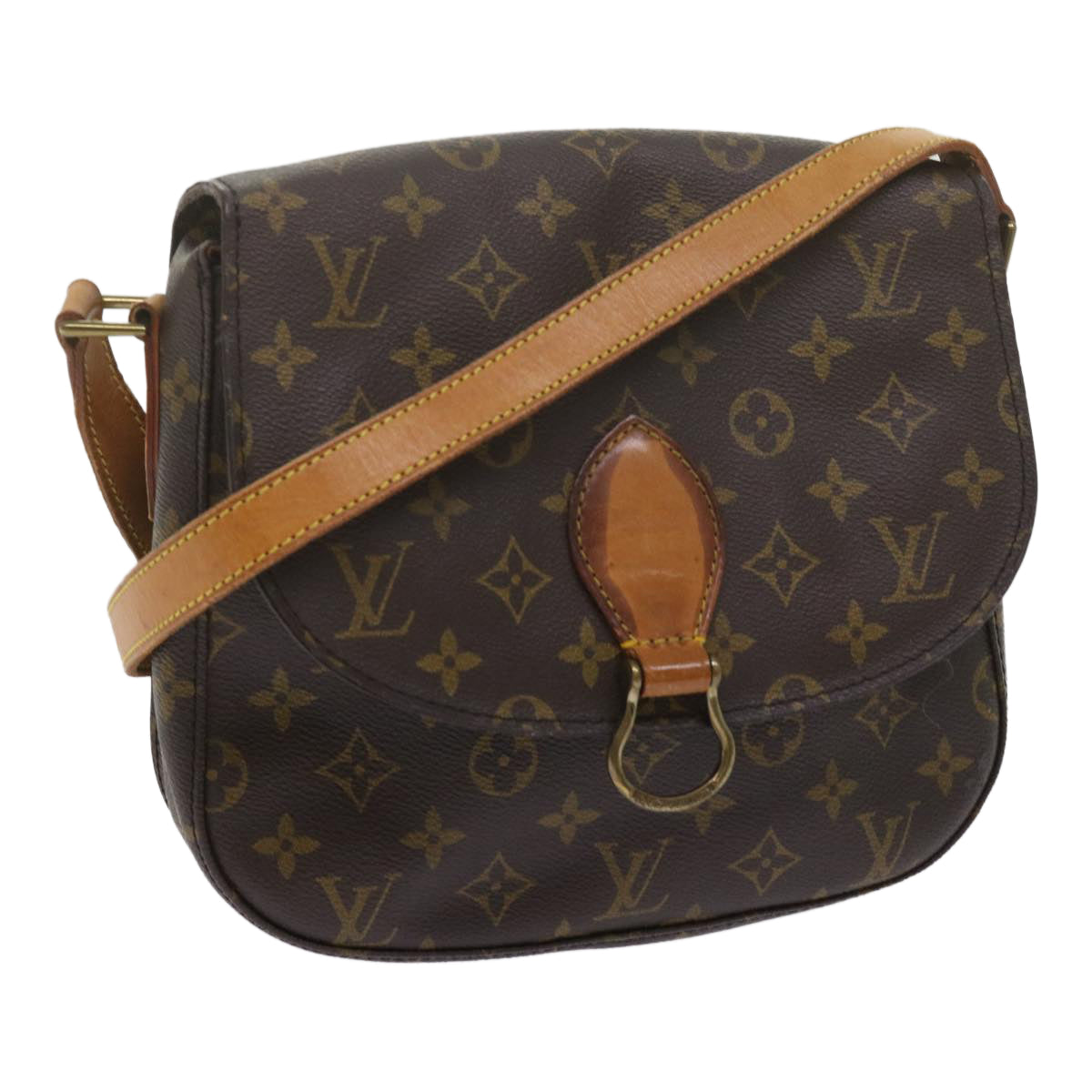 LOUIS VUITTON Monogram Saint Cloud GM Shoulder Bag M51242 LV 62274
