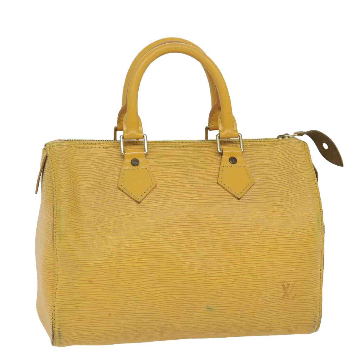 LOUIS VUITTON Epi Speedy 25 Hand Bag Tassili Yellow M43019 LV 62294