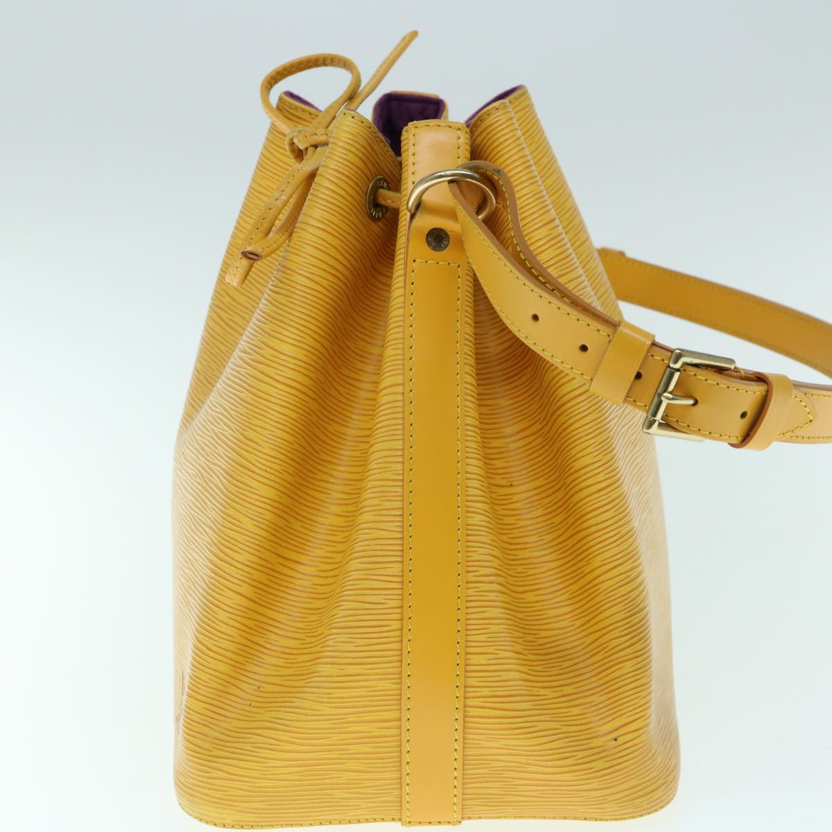LOUIS VUITTON Epi Petit Noe Shoulder Bag Tassili Yellow M44109 LV 62296
