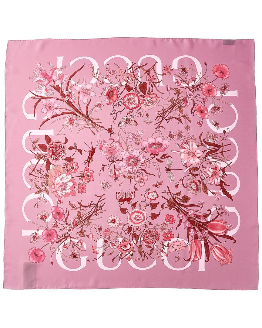 Gucci Printed Silk Scarf