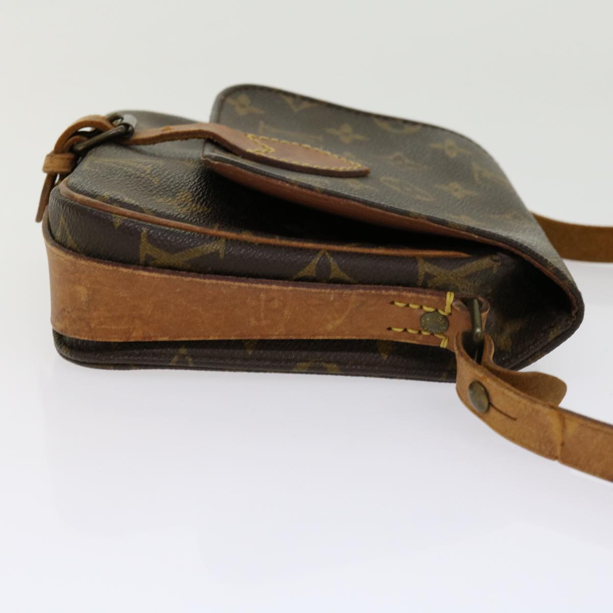 LOUIS VUITTON Monogram Cartouchiere PM Shoulder Bag M51254 LV 62387