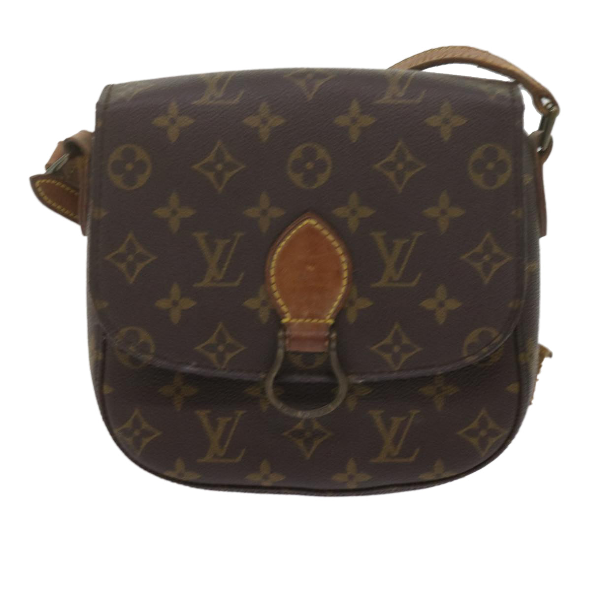 LOUIS VUITTON Monogram Saint Cloud MM Shoulder Bag M51243 LV 62388