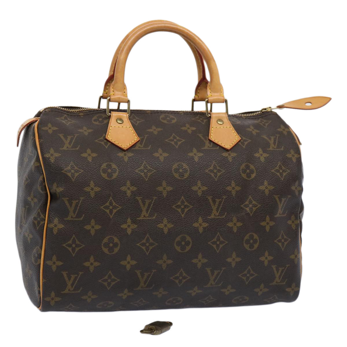 LOUIS VUITTON Monogram Speedy 30 Hand Bag M41526 LV 62423