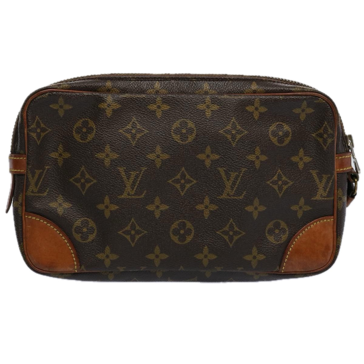 LOUIS VUITTON Monogram Marly Dragonne GM Clutch Bag M51825 LV 62457