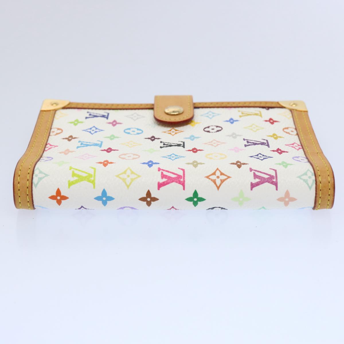 LOUIS VUITTON Multicolor Agenda PM Day Planner Cover White R21074 LV 62460