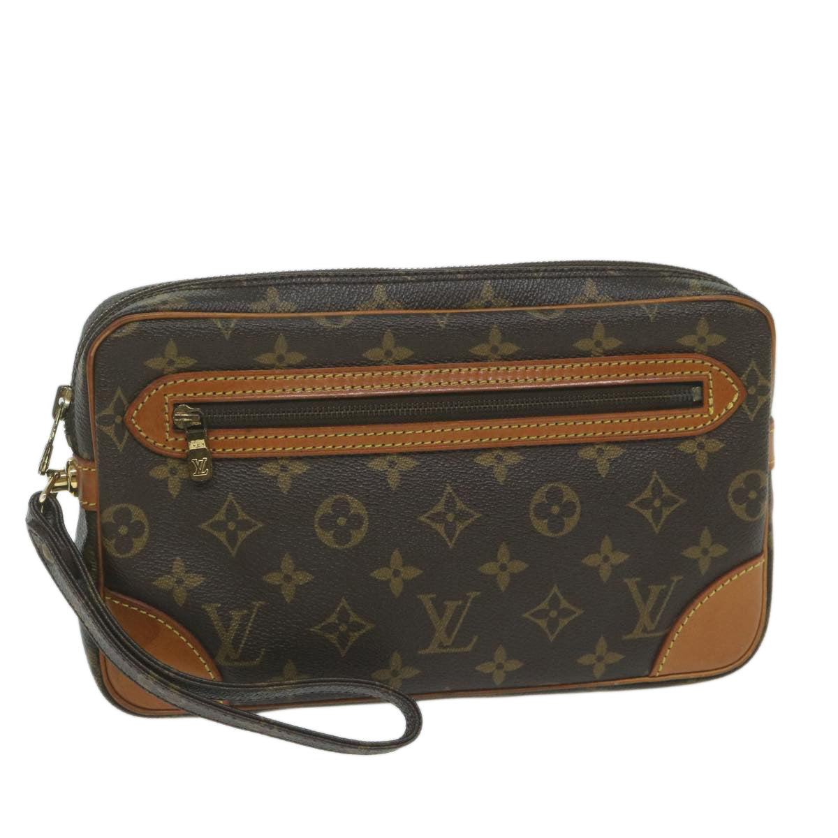 LOUIS VUITTON Monogram Marly Dragonne GM Clutch Bag M51825 LV 62470