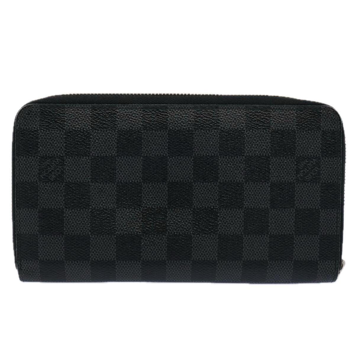 LOUIS VUITTON Damier Graphite Illustre Zippy Organizer Wallet N63002 62471