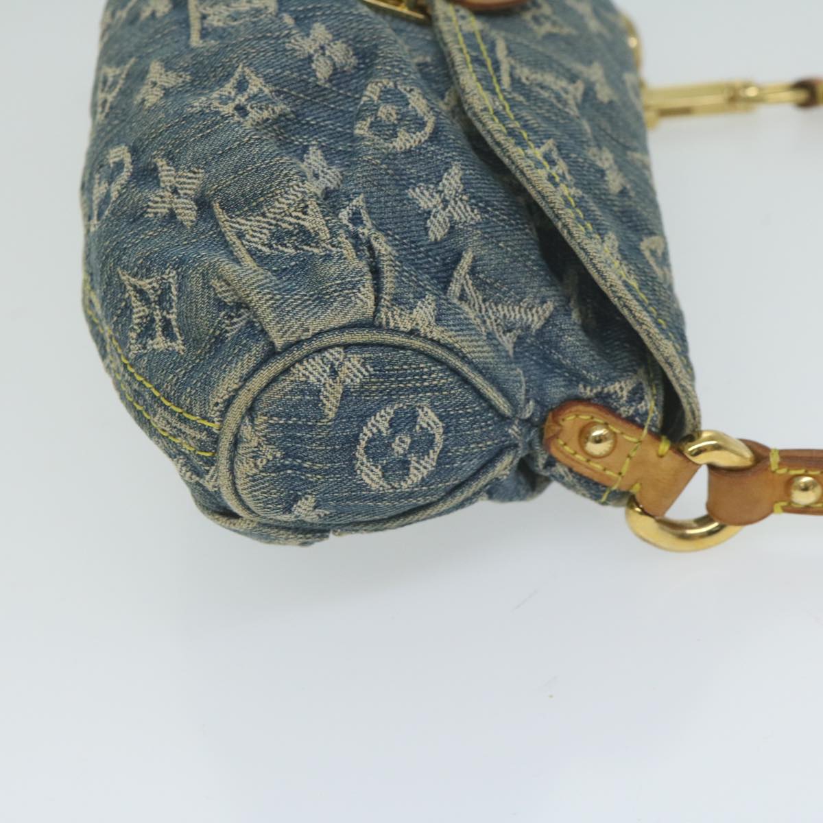 LOUIS VUITTON Monogram Denim Mini Preity Shoulder Bag Blue M95050 LV 62481