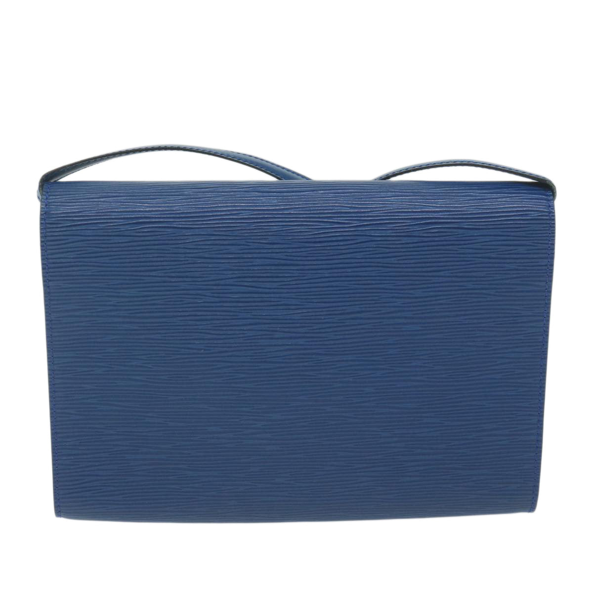 LOUIS VUITTON Epi Pochette Arche Shoulder Bag Blue M52575 LV 62486