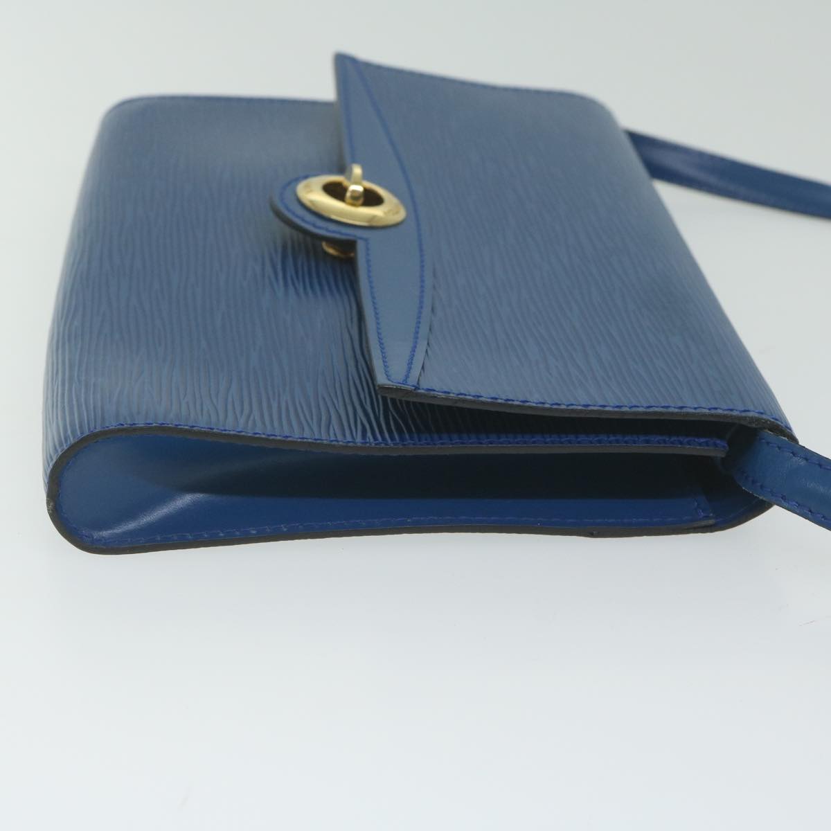 LOUIS VUITTON Epi Pochette Arche Shoulder Bag Blue M52575 LV 62486