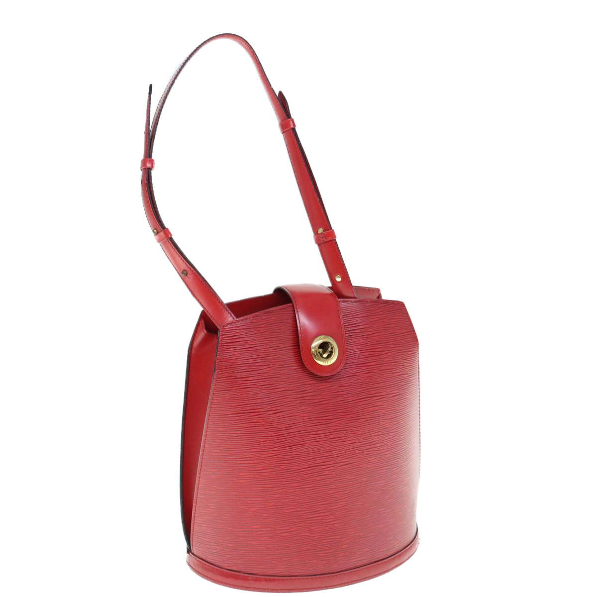LOUIS VUITTON Epi Cluny Shoulder Bag Red M52257 LV 62496