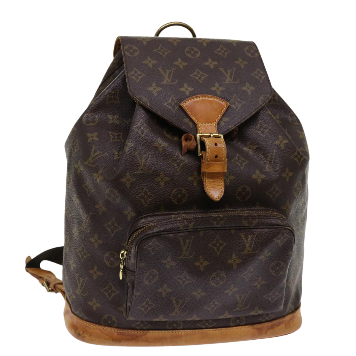 LOUIS VUITTON Monogram Montsouris GM Backpack M51135 LV 62513