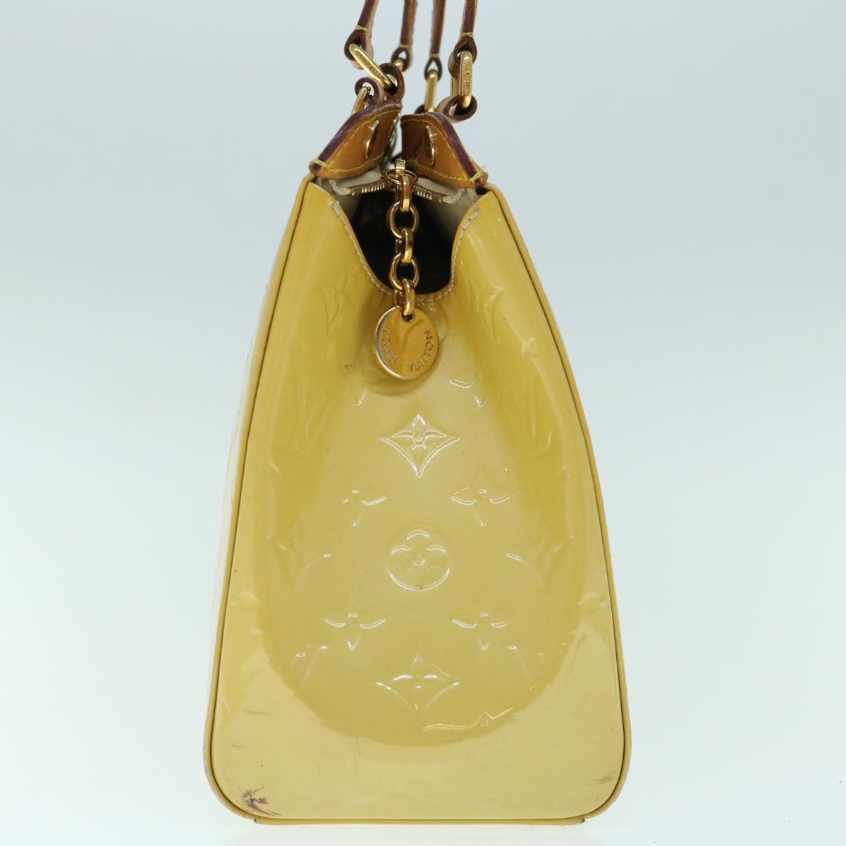 LOUIS VUITTON Monogram Vernis Blair MM Hand Bag Citrin M90108 LV 62532
