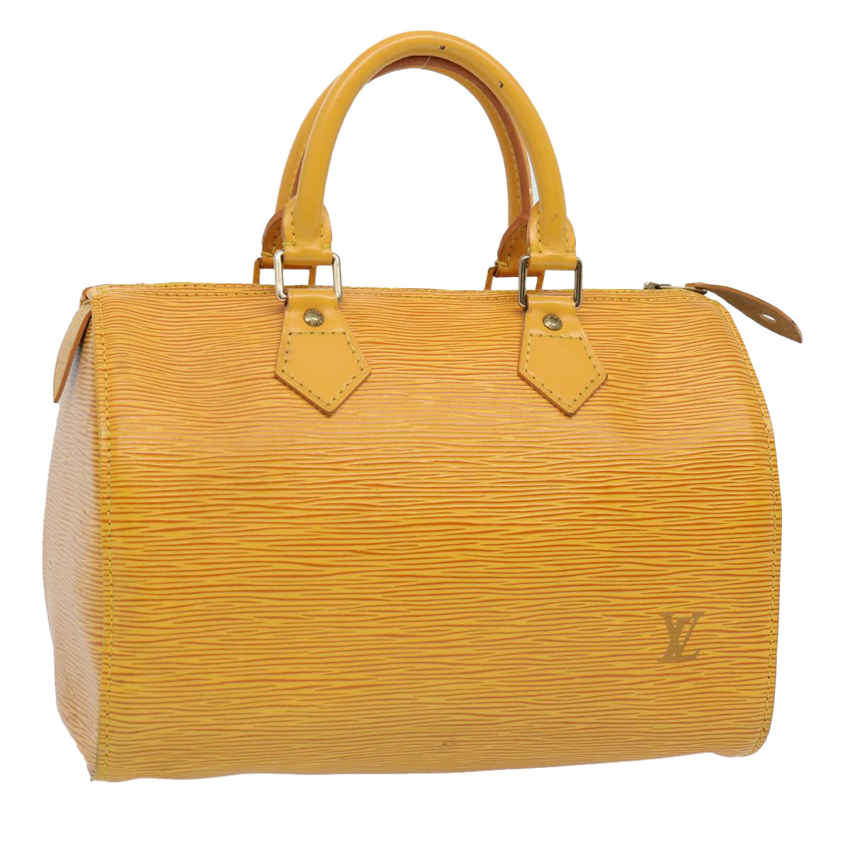 LOUIS VUITTON Epi Speedy 25 Hand Bag Tassili Yellow M43019 LV 62538