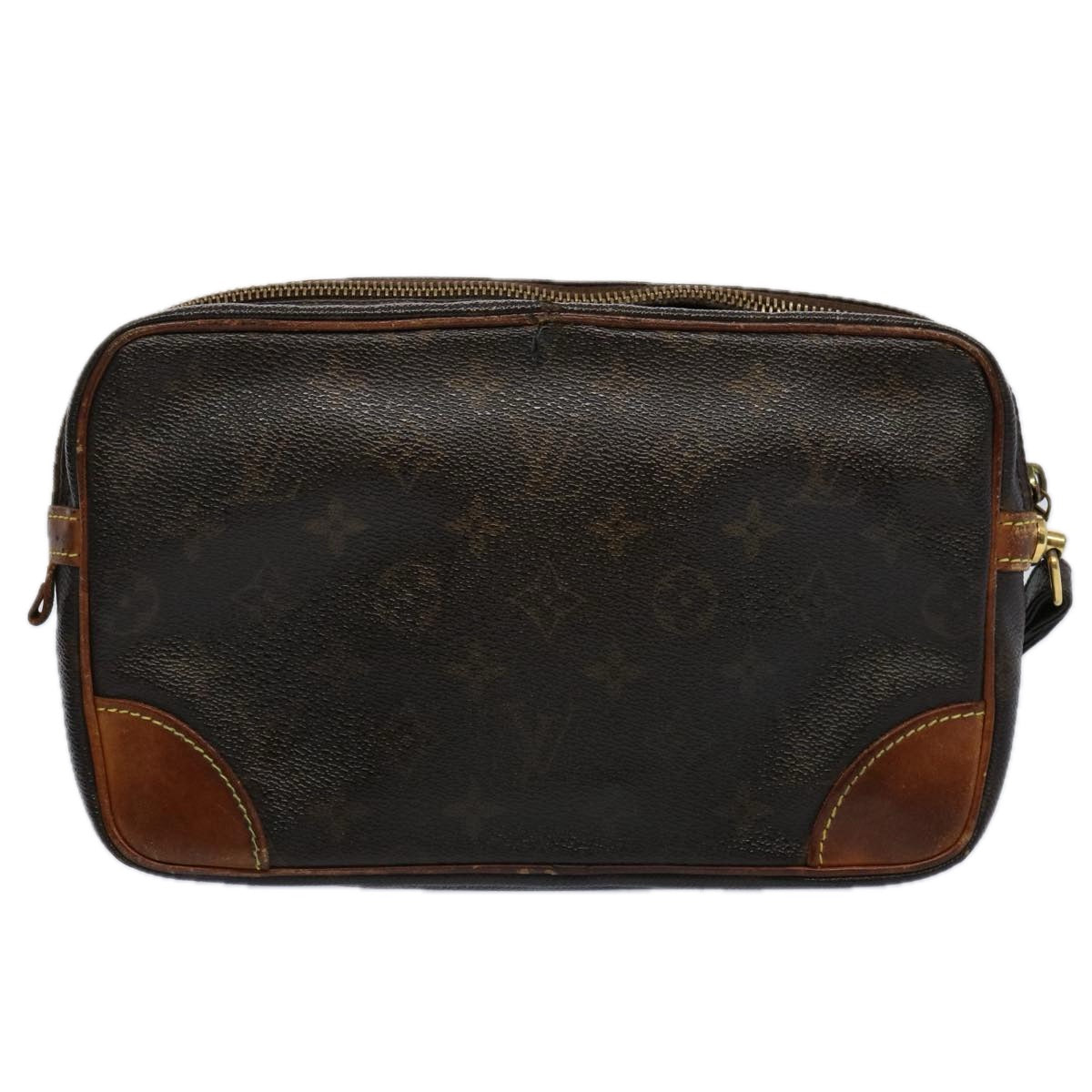 LOUIS VUITTON Monogram Marly Dragonne GM Clutch Bag M51825 LV 62545